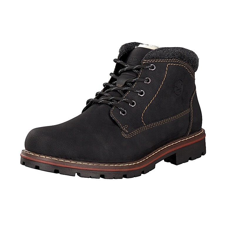Rieker 37730 Mens Black Lace Up Shoes (5616-861)